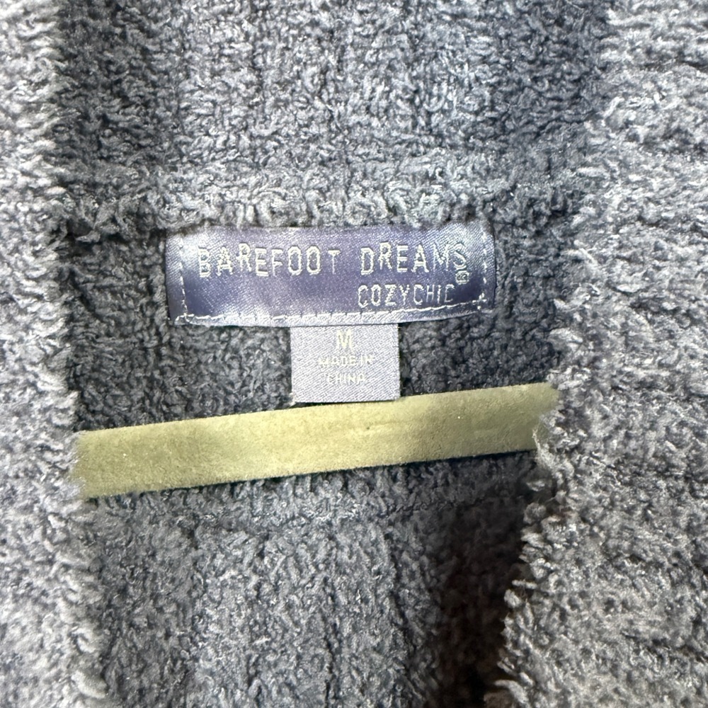 Barefoot Dreams CozyChic Turtle Neck Tunic Sweater‎ Charcoal Gray Size M - Picture 5 of 8